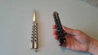 Good vs bad cheap balisongbutterfly knives [upl. by Crean]