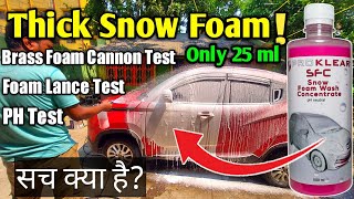 Worst Car Shampoo  Proklear SFC Snow Foam Wash Concentrate Review [upl. by Lamont]