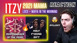 ITZY 2021 MAMA  LOCO  MAFIA In the morning  REACTION [upl. by Aitret]