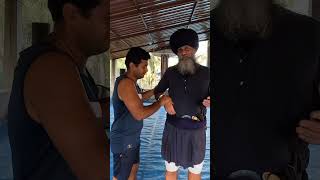 Drawing the Katar in Shastra Vidya with Gurdev Nidar Singh [upl. by Ul]