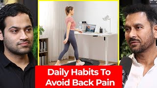 Do THIS Daily Habits To Avoid Back Pain amp Stiffness  Dr Venkatesh  Raj Shamani Clips [upl. by Lavinia811]