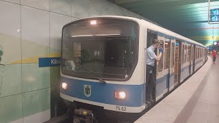 Im MVG BWagen mit Vollgas 80 Kmh Als U6 Von Fröttmaning zum Klinikum Großhadern [upl. by Annoyi]