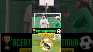 Desafio da Champions League championsleague futebol realmadrid viniciusjunior [upl. by Airasor]