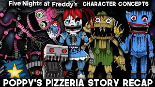 What Needs To Be In FNAF  Poppys Pizzeria Full Story  Poppy playtime  Character Concepts  FNAF [upl. by Essiralc]