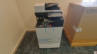 Ricoh IM C2010 Unboxing And Installation  Multifunction Printer [upl. by Siegel948]