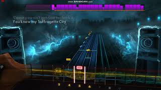 David Bowies quotSuffragette Cityquot Rocksmith Bass Cover [upl. by Daigle]