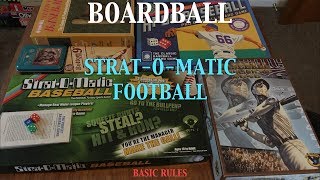 Boardball StratOMatic Pro Football Elementary Version [upl. by Bat]