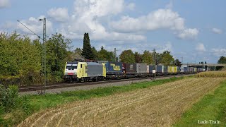 Circulations ferroviaires sur laxe du Rheintal [upl. by Oruasi]