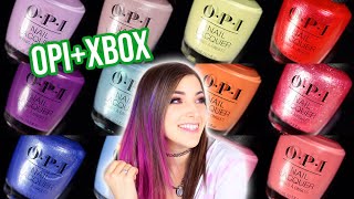 OPI x Xbox Nail Polish Collection Swatches and Review Spring 2022  KELLI MARISSA [upl. by Cowen]