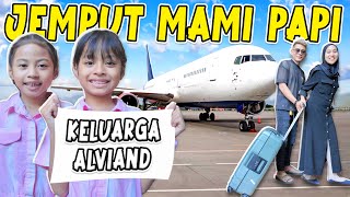 ALUNA AMANDA JEMPUT PAPI MAMI DI BANDARA HAMPIR NYASAR [upl. by Meehahs]