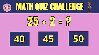 Join the Adventure Engaging Maths Quiz for Kids [upl. by Drahser]