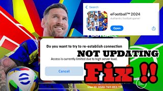 FIX  eFootball 2025 IOS amp Android NOT UPDATING   SERVER LOAD ISSUE  MALAYALAM [upl. by Benzel462]