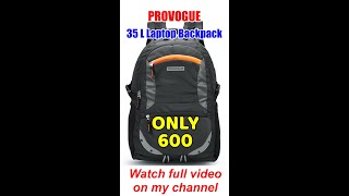 PROVOGUE 35 L Laptop Backpack Spacy unisex backpack with rain cover [upl. by Eddy]