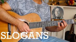 Slogans 🇯🇲 Bob Marley  Guitar Cover  Tuto Guitare [upl. by Nnylecyoj]