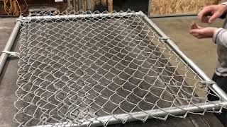 Build Your Own 4x3 Residential Chain Link Gate A Complete DIY Installation Guide [upl. by Olney]