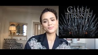 GAME OF THRONES Nathalie Emmanuel never thought being on the show was possible [upl. by Malena920]