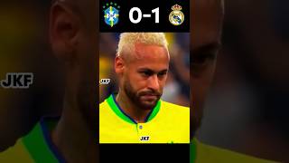 Brazil vs Real Madrid Imaginary Penalty Shootout Highlights football shorts trending neymar [upl. by Peppie]