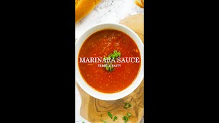 1 minute Easy and Tasty FRESH MARINARA SAUCE [upl. by Adnirol]