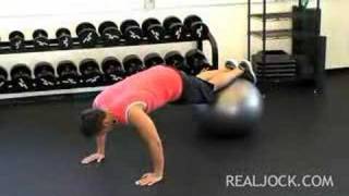 Stability Ball Pikeups [upl. by Legnaesoj488]