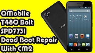 QMobile T480 Bolt SPD7731 Dead Boot Repair With CM2 [upl. by Eiramave]