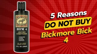 DONT BUY Bickmore Bick 4 BEFORE WATCHING THIS VIDEO 🚫🧴 5 Reasons [upl. by Nilde]