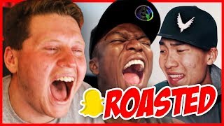 SNAPCHAT FANS ROAST KSI amp RICEGUM [upl. by Cutlip]