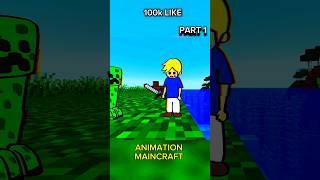 ANIMATION MAINCRAFT part 1 maincraft shorts [upl. by Monah]