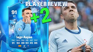 FINAL UPGRADE 😎 91 FANTASY ASPAS PLAYER REVIEW FC 24 ULTIMATE TEAM [upl. by Uda]