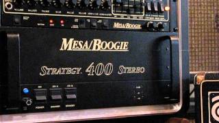 Mesa Boogie Studio PreAmp amp Strategy 400 Power Amp [upl. by Nanyt]