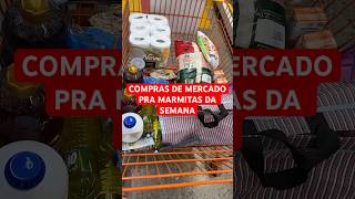 O QUE EU COMPRO PRA FAZER MARMITAS PRA 1 SEMANA  JULIANA LOUISE [upl. by Gerlac]