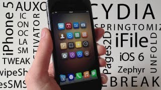 Présentation de mon iPhone 5  Mes tweaks Cydia  STEVEN [upl. by Hamner691]