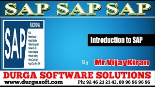 SAP  Introduction to SAP [upl. by Otcefrep139]