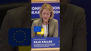 Kaja Kallas the NEW High Representative of the Union for Foreign Affairs and Security Policy and VP [upl. by Eevets]