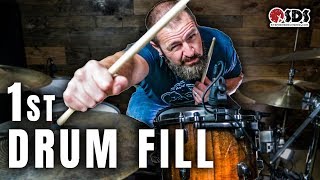 Drum Fills For Beginners  Easy Beginner Drum Fill  DRUM LESSON [upl. by Cuda]