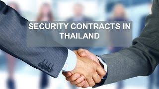 Security contracts in Thailand suretyship mortgage and pledge [upl. by Ecnerewal]