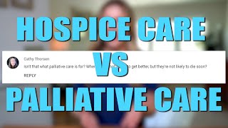 Differences between Hospice Care vs Palliative Care [upl. by Townie487]