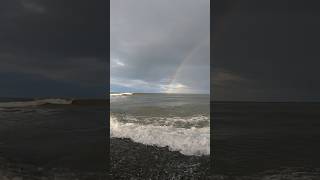 Early morning Aberystwyth uksurf goprouk waves oceanlover rainbow pointbreak [upl. by Badr]