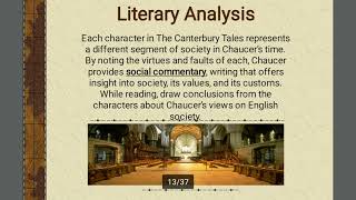 Summary of The prologue to Canterbury Tales in hindi [upl. by Nichy]