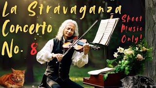 Vivaldi La Stravaganza Concerto No 8 in D Minor RV 249 – Sheet Music by Peyber Medina vivaldi [upl. by Ahsiket]