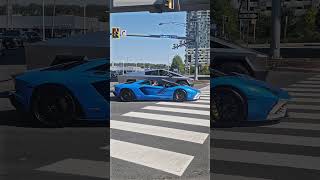 Lamborghini vs Cybertruck🔥 car lamborghini shortsvideo shortvideo shorts tesla cybertruck [upl. by Roinuj]