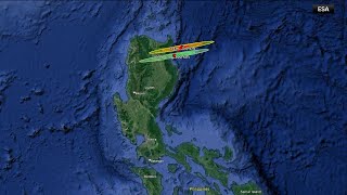 Asteroid burns up in Earths atmosphere over the Philippines [upl. by Harvie711]