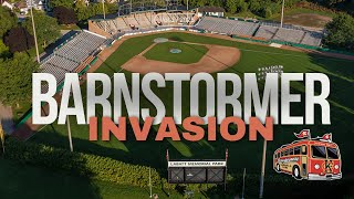 ChathamKent Barnstormers visit the London Majors Tour of Labatt Park in London ON [upl. by Ahsekat]