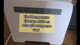 instalação na casa do cliente roteador WiFi fastlink 4G que pega chip dados móveis internet rural [upl. by Grethel]