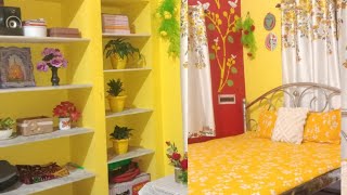 Small bedroom Makeover ॥ Room Makeover ॥Bedroom decoration ideas ॥ Bedroom decor [upl. by Ruy]