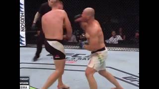 Alexander Gustafsson KOs Glover Texeria in the 5th round [upl. by Semajwerdna]