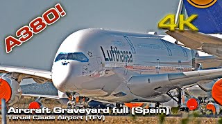 A380 Aircraft Graveyard full Spain June 2020 [upl. by Giesser]