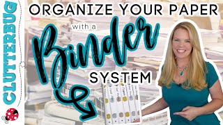 How to Organize Paper using a Binder System  Free Printables [upl. by Leonore816]