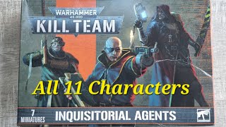 Inquisitorial Agents Conversion to create all 11 options Kill Team Ashes of Faith Warhammer 40k [upl. by Brandes]