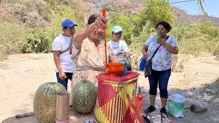 Salí a regalar agua de chilacayote al río más grande y bonito de la comunidad más calurosa [upl. by Stevie385]