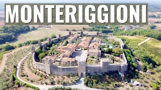 Monteriggioni TUSCANY Italy walking tour in 4k [upl. by Smaoht]